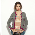 16STC8067 pull cardigan en cachemire pour femme